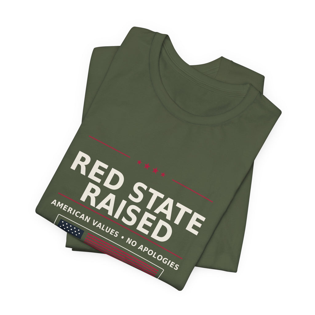 Red State Raised Tee