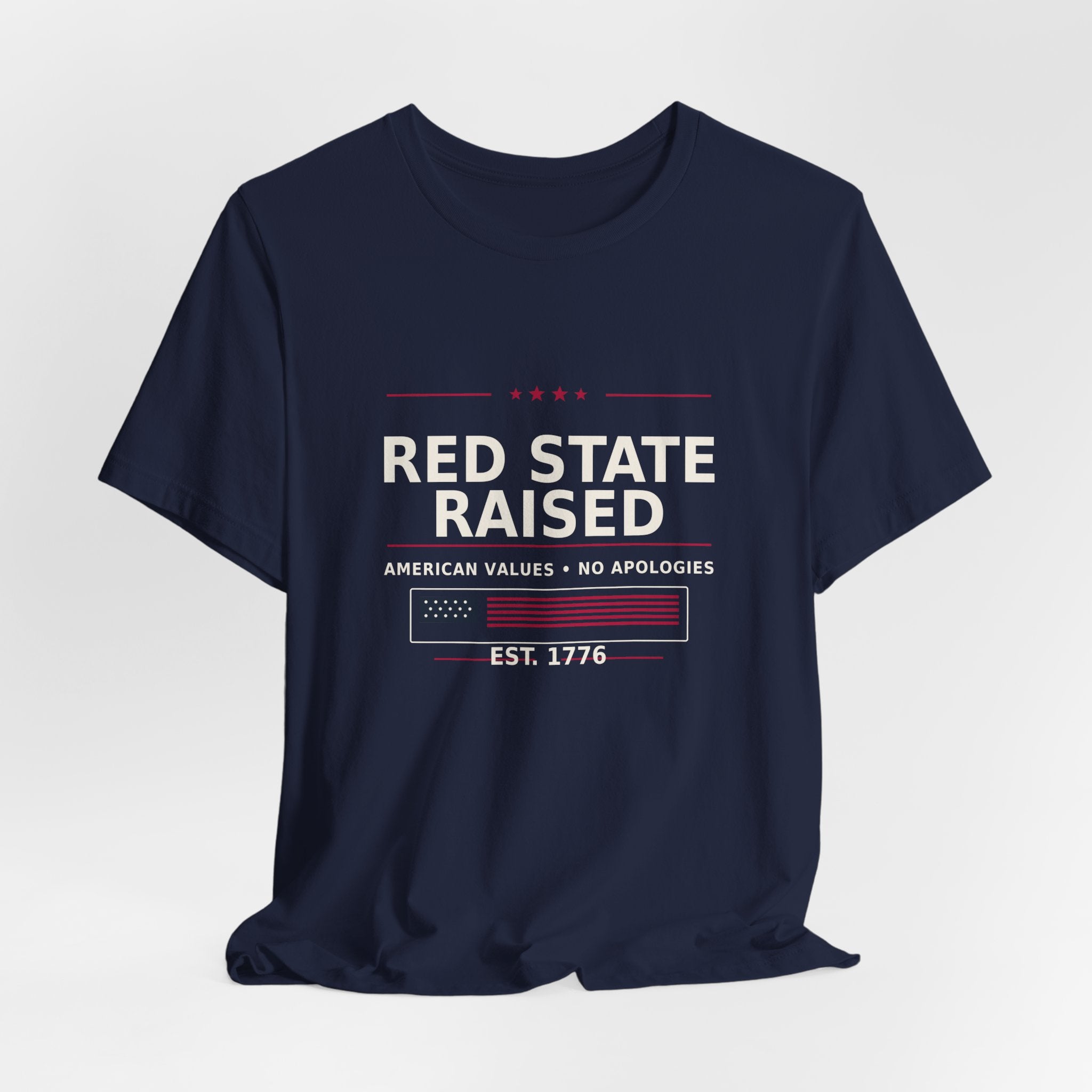 Red State Raised Tee