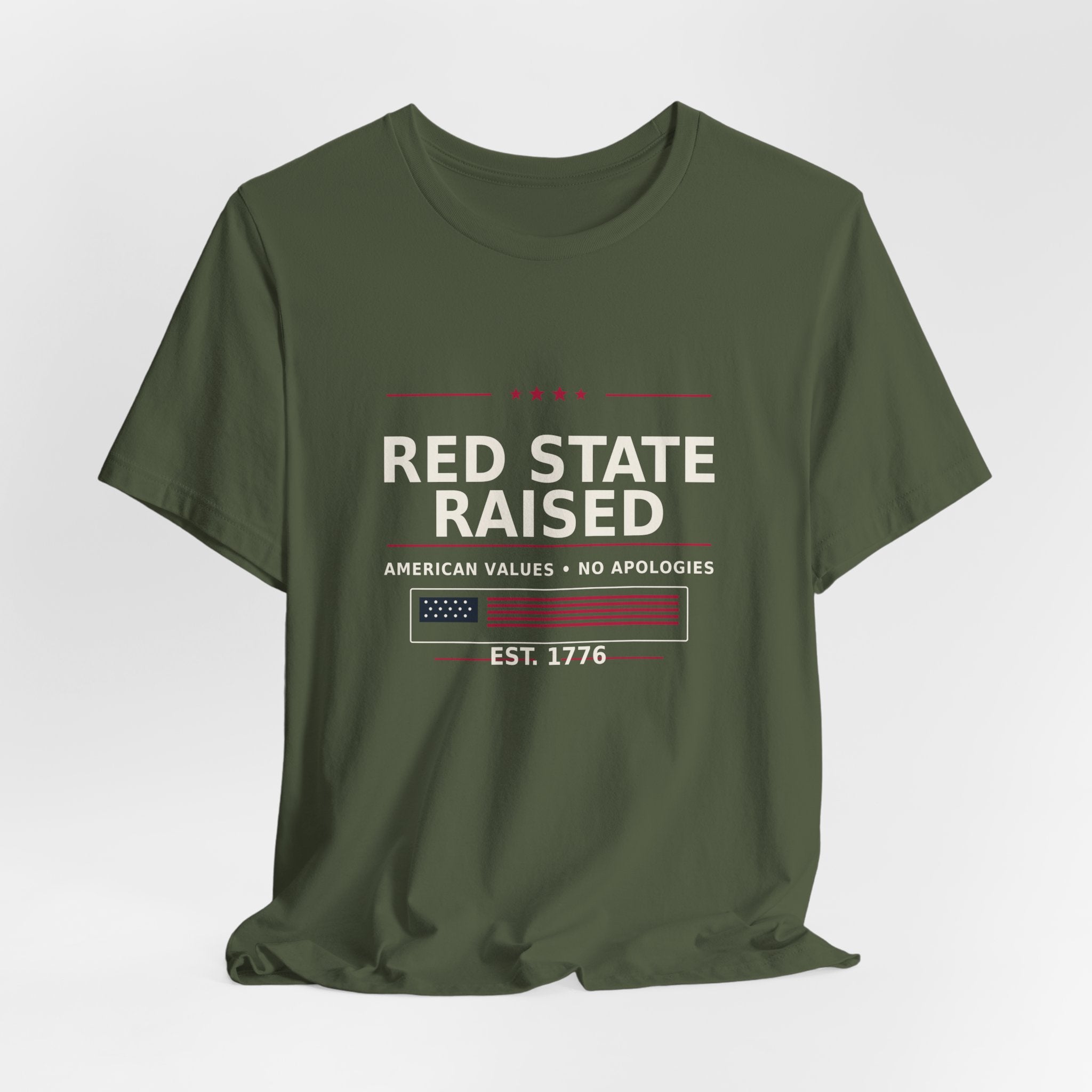Red State Raised Tee